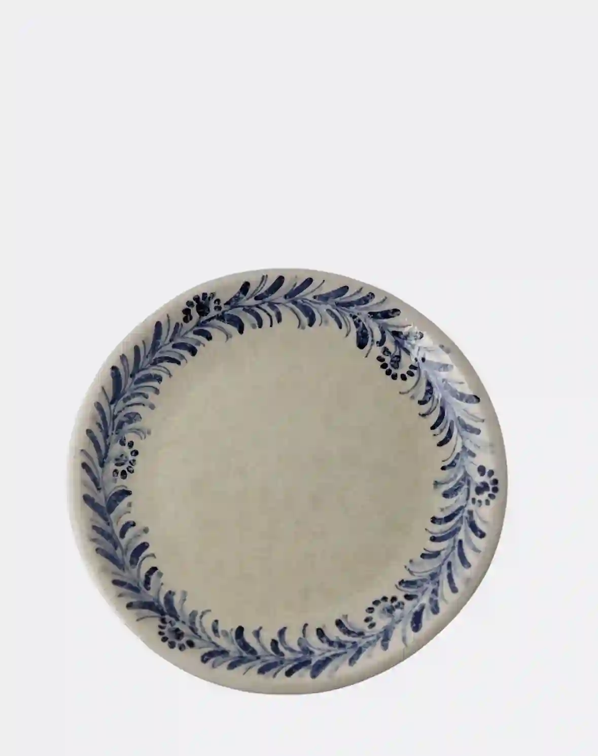 Plato postre Minerva azul