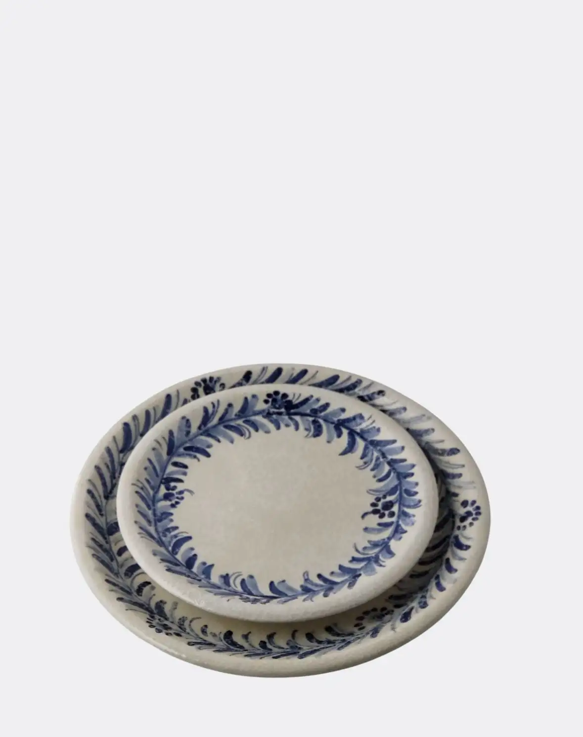 Plato postre Minerva azul - Imagen 3