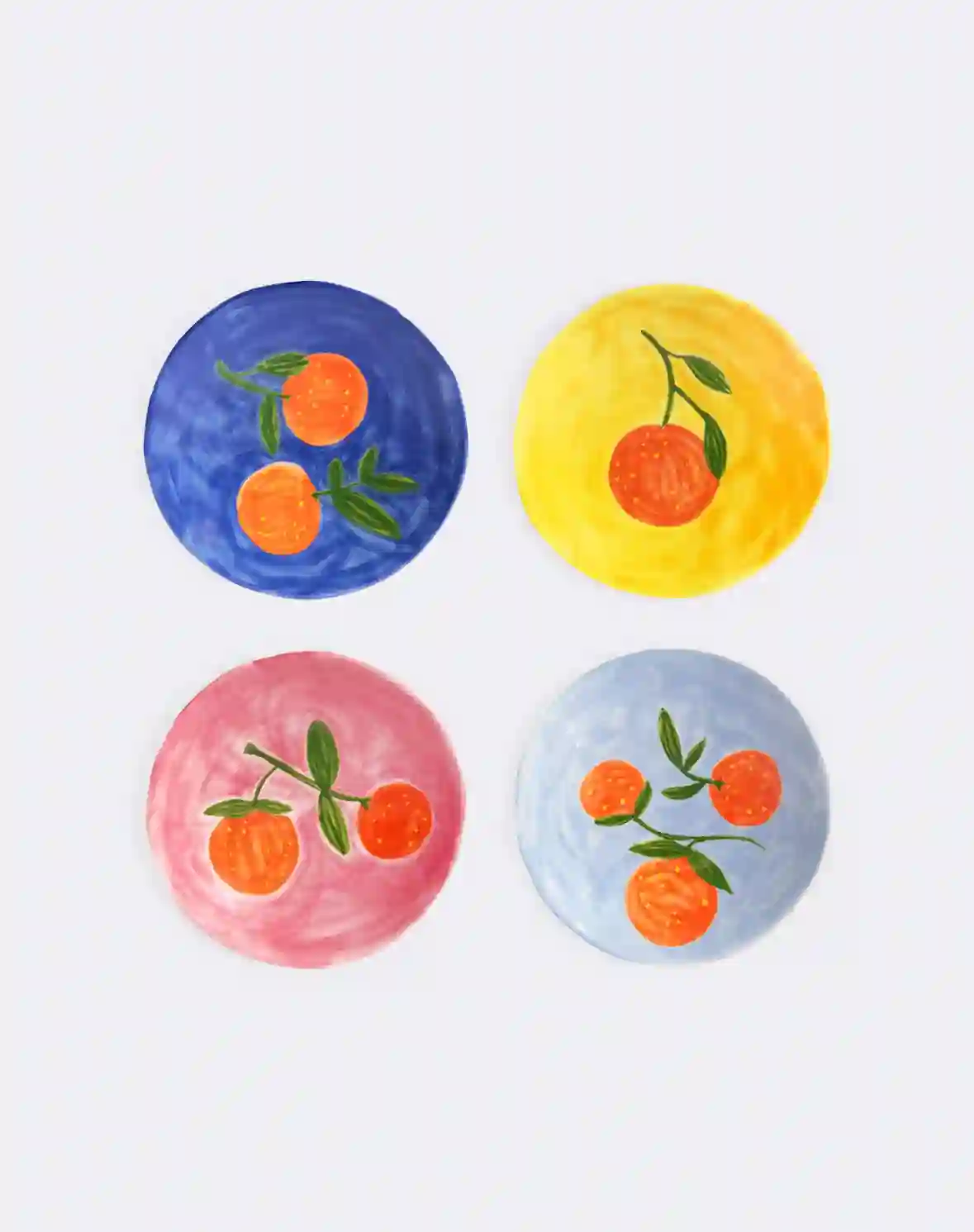 Mandarin dessert dishes