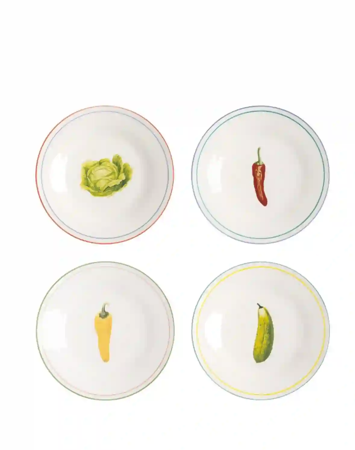 Platos de postre Verduras Frescas
