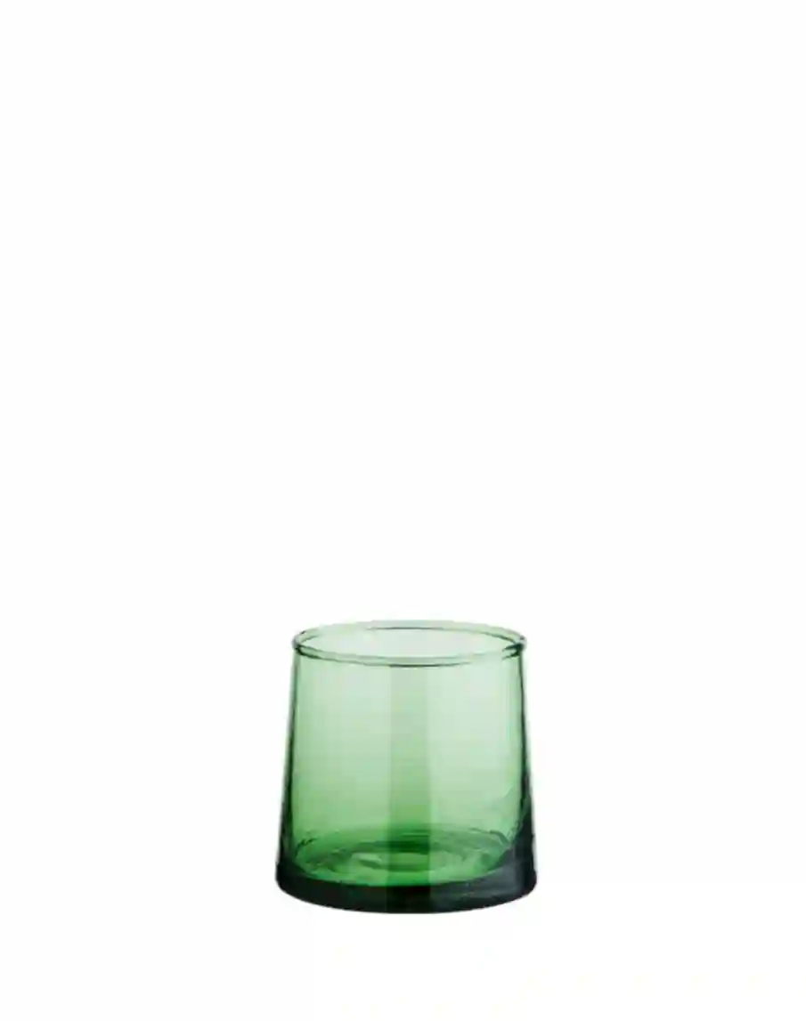 Vaso Cristal Beldi Verde Pequeño