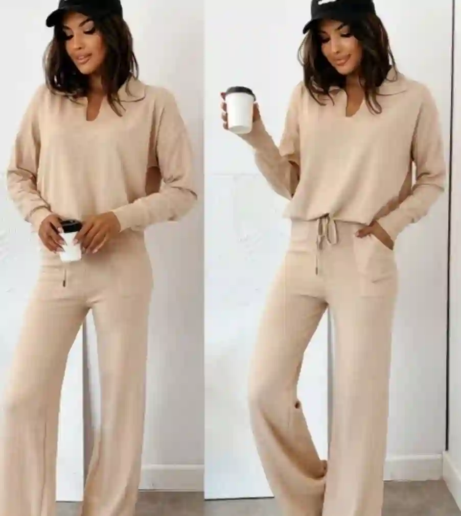 CONJUNTO PUNTO PICO BEIGE