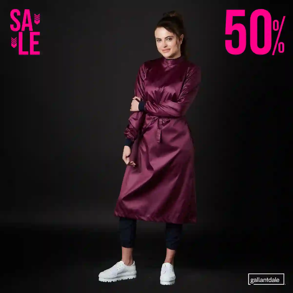 Bata Sanitaria Wet Free Dama Impermeable Inglés