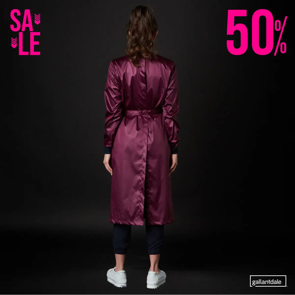 Bata Sanitaria Wet Free Dama Impermeable Inglés - Imagen 2