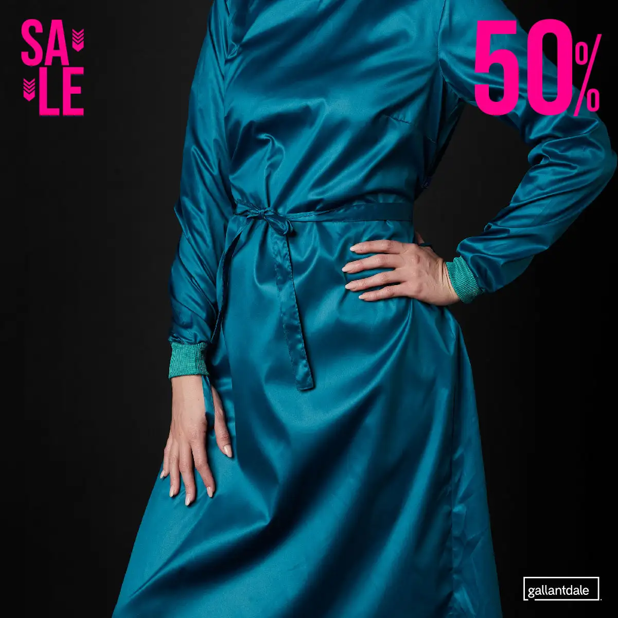 Bata Sanitaria Wet Free Dama Impermeable Inglés - Imagen 6