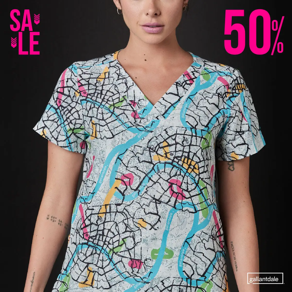 Casaca Sanitaria Lumiere de Mujer Win Sena - Imagen 3