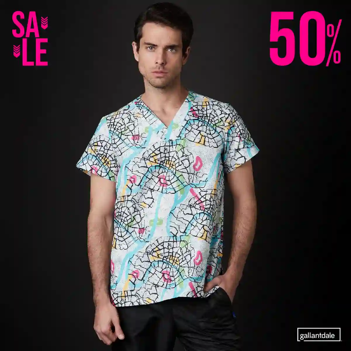 Casaca Sanitaria Lumiere Caballero Win Sena