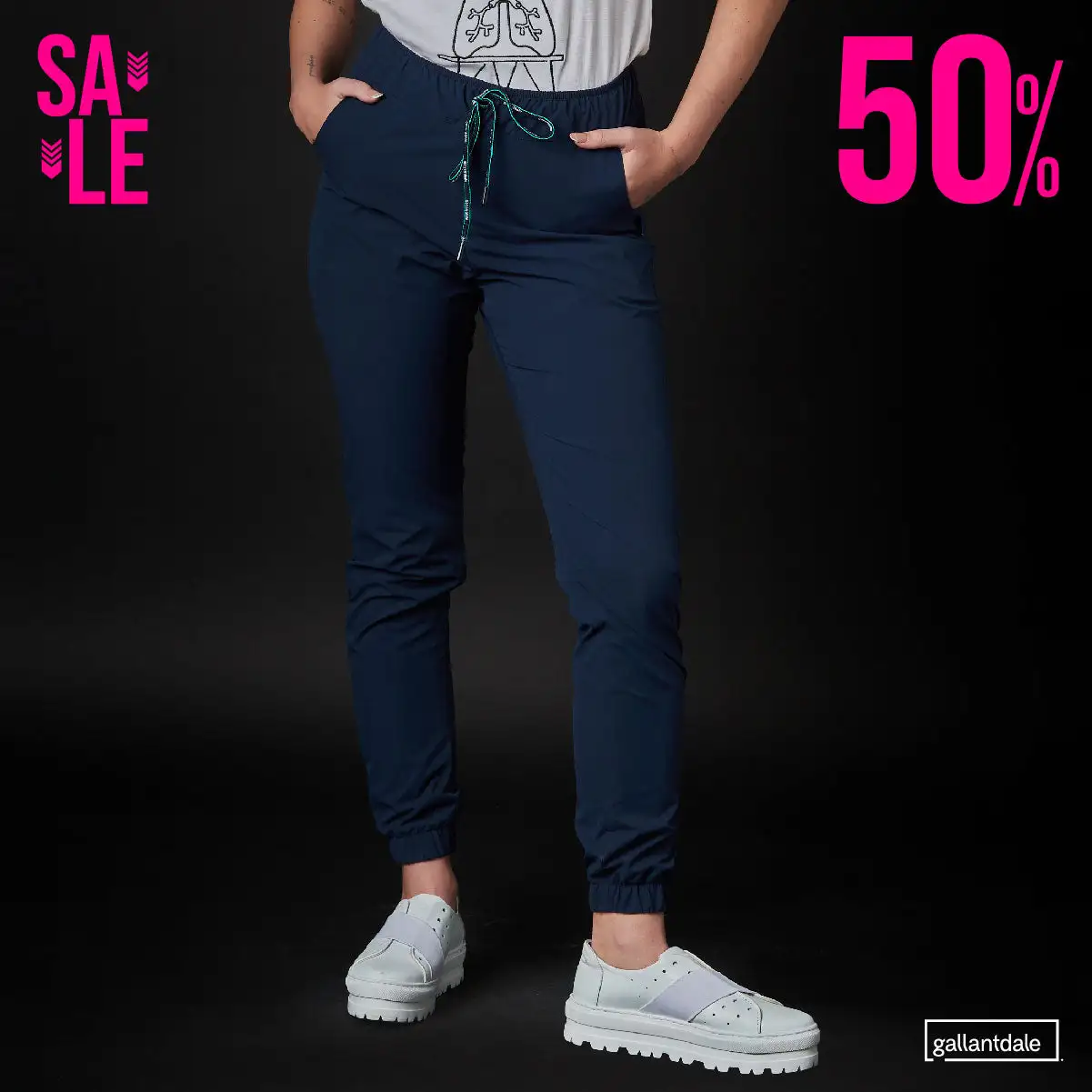 Strech premium female isou sanitary pants - Image 4
