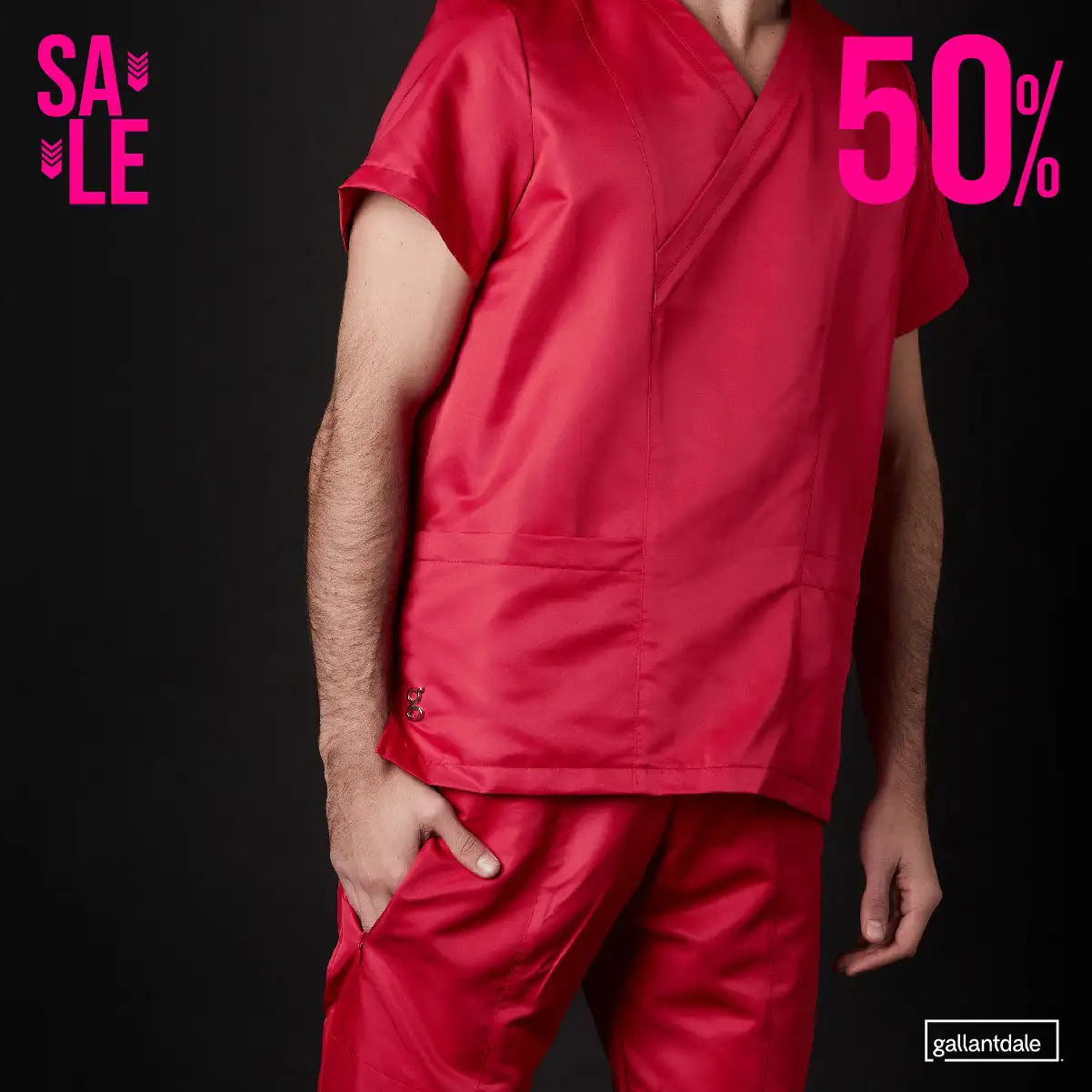 Pijama Sanitario Charles de Hombre Win Antibacterial - Imagen 3