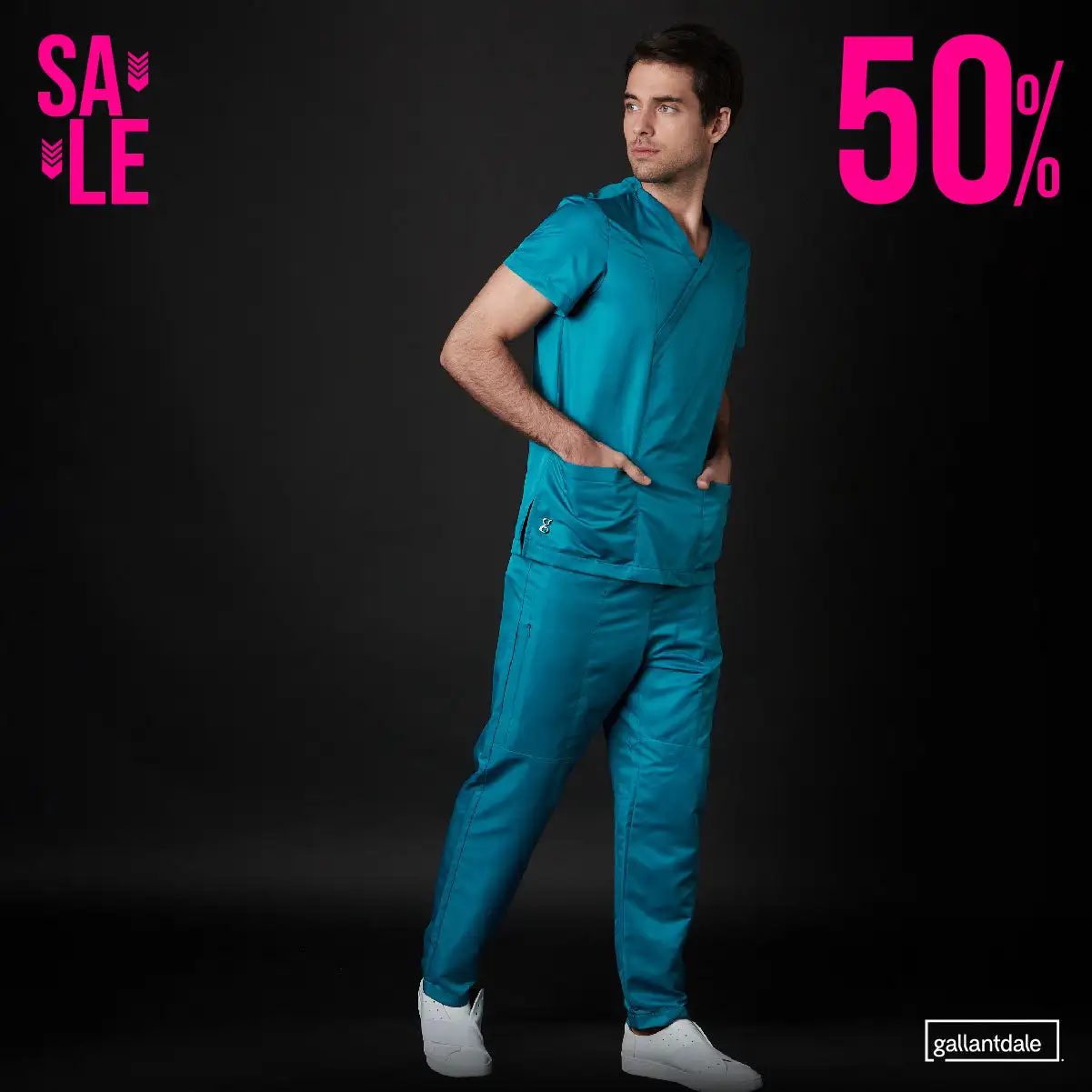 Pijama Sanitario Charles de Hombre Win Antibacterial - Imagen 7