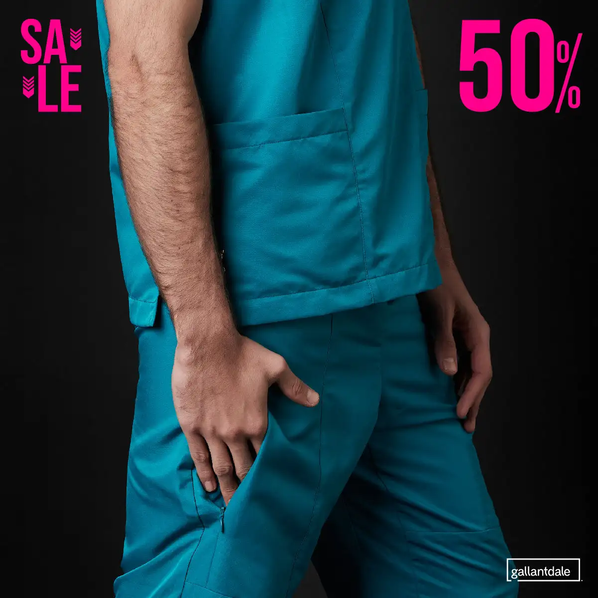 Pijama Sanitario Charles de Hombre Win Antibacterial - Imagen 9