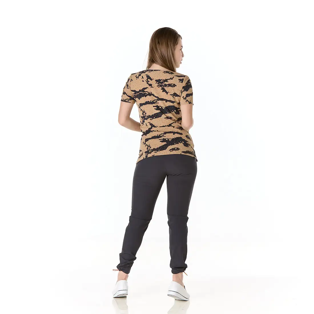 Urban Women's Square Antibacterial Tetris Sanitary Pajamas - Image 3