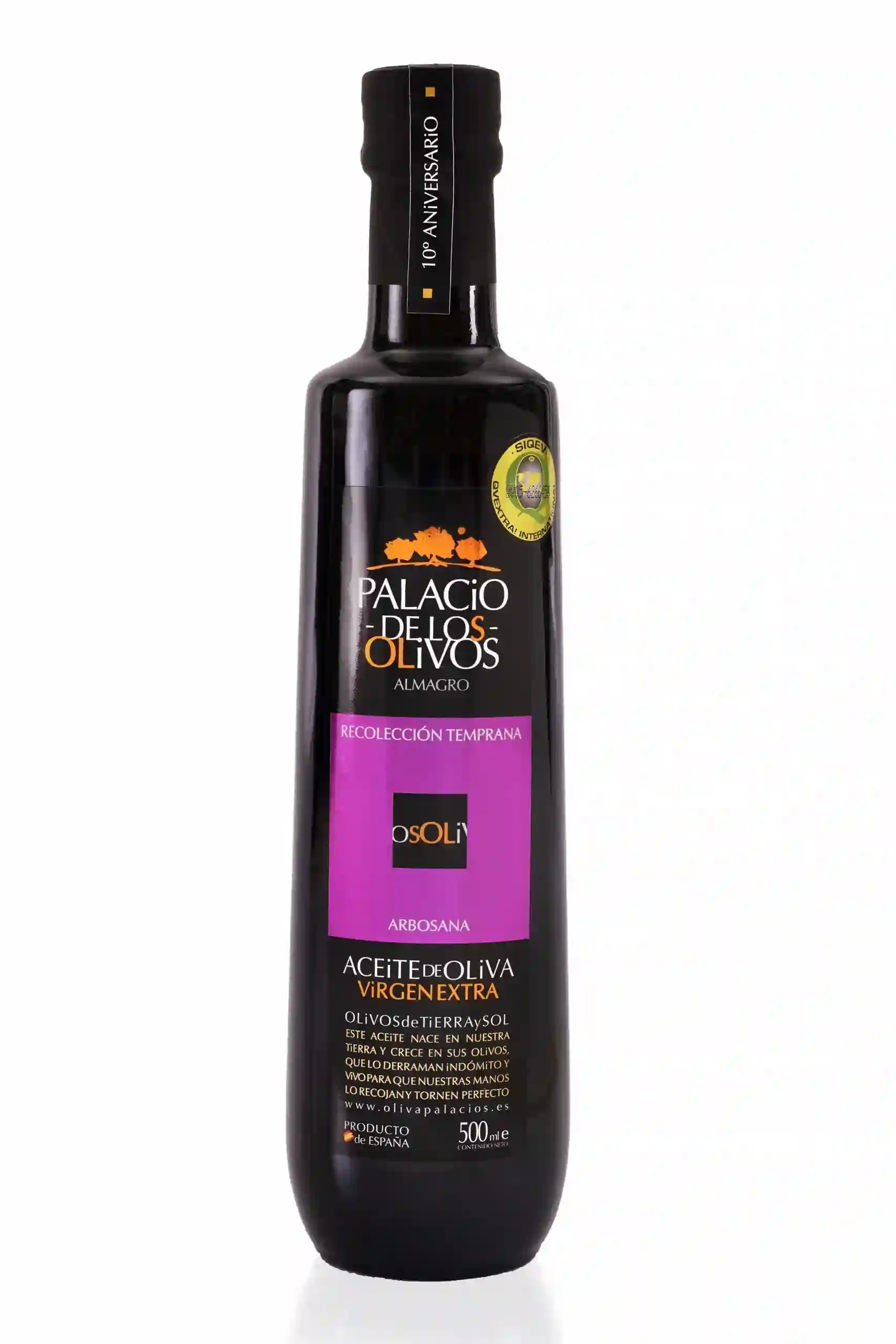 Palacio de Los Olivos Arbosana Con Fecha preferente de Consumo 01/26 - Botella de Vidrio 500 ml.