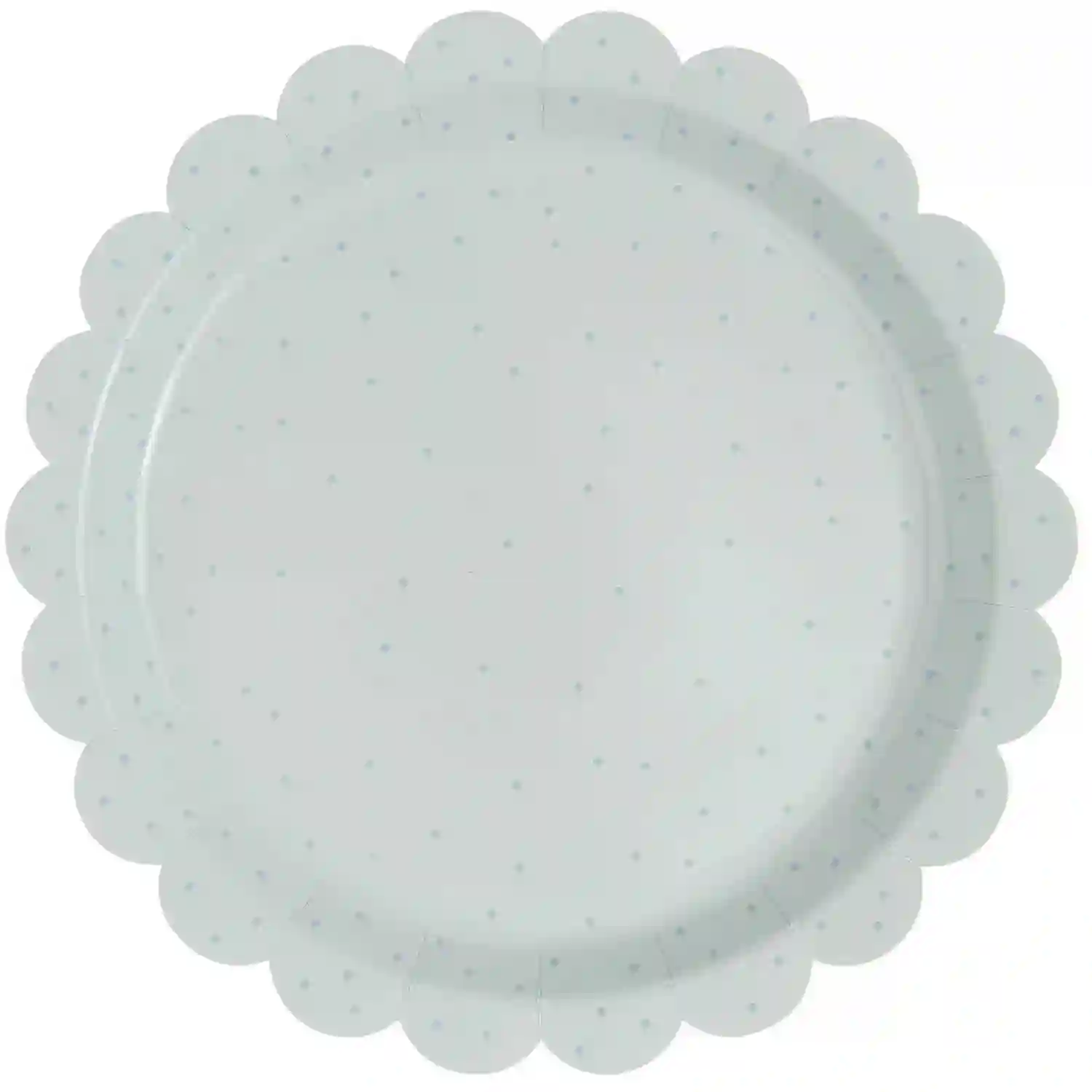 PLATOS Menta Puntitos -8UD