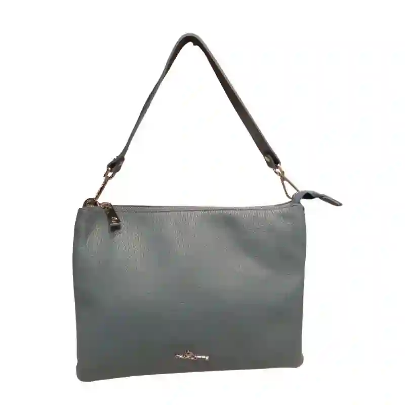 Bolso tres compartimentos azul