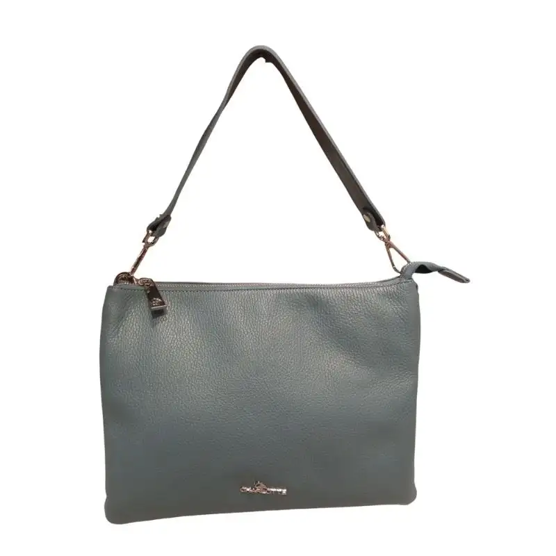 Bolso tres compartimentos azul