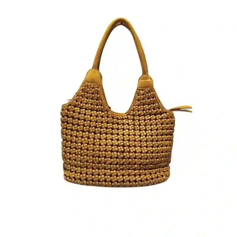 BOLSO FLOR DE ERICE CAMEL