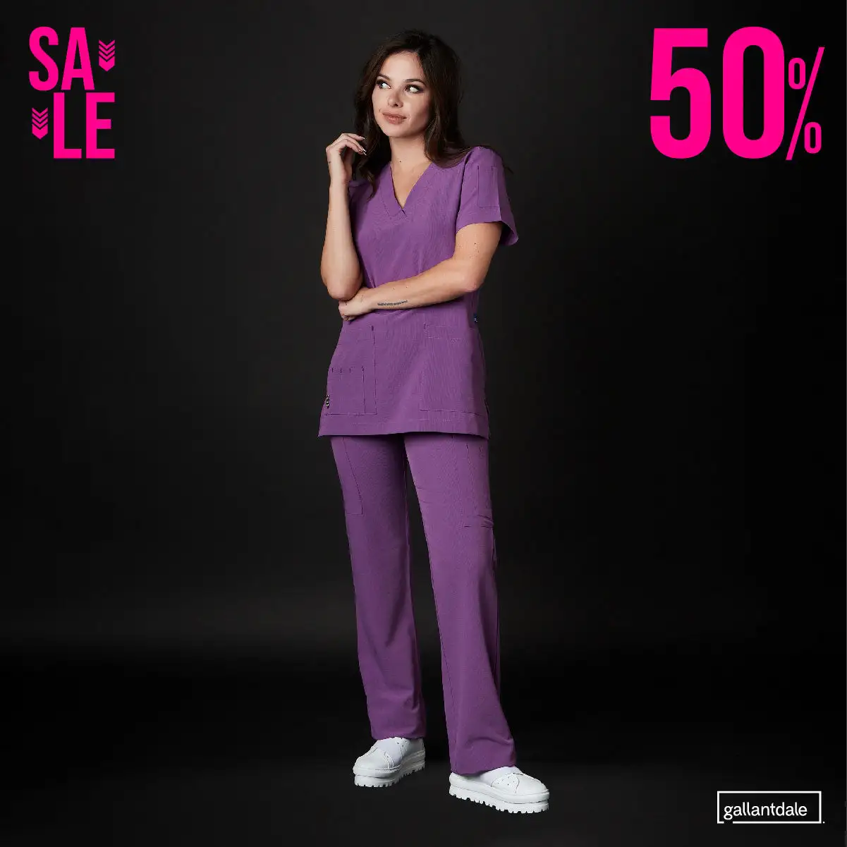 Pijama Sanitario Catherine Mujer Square Antibacterial - Clearance