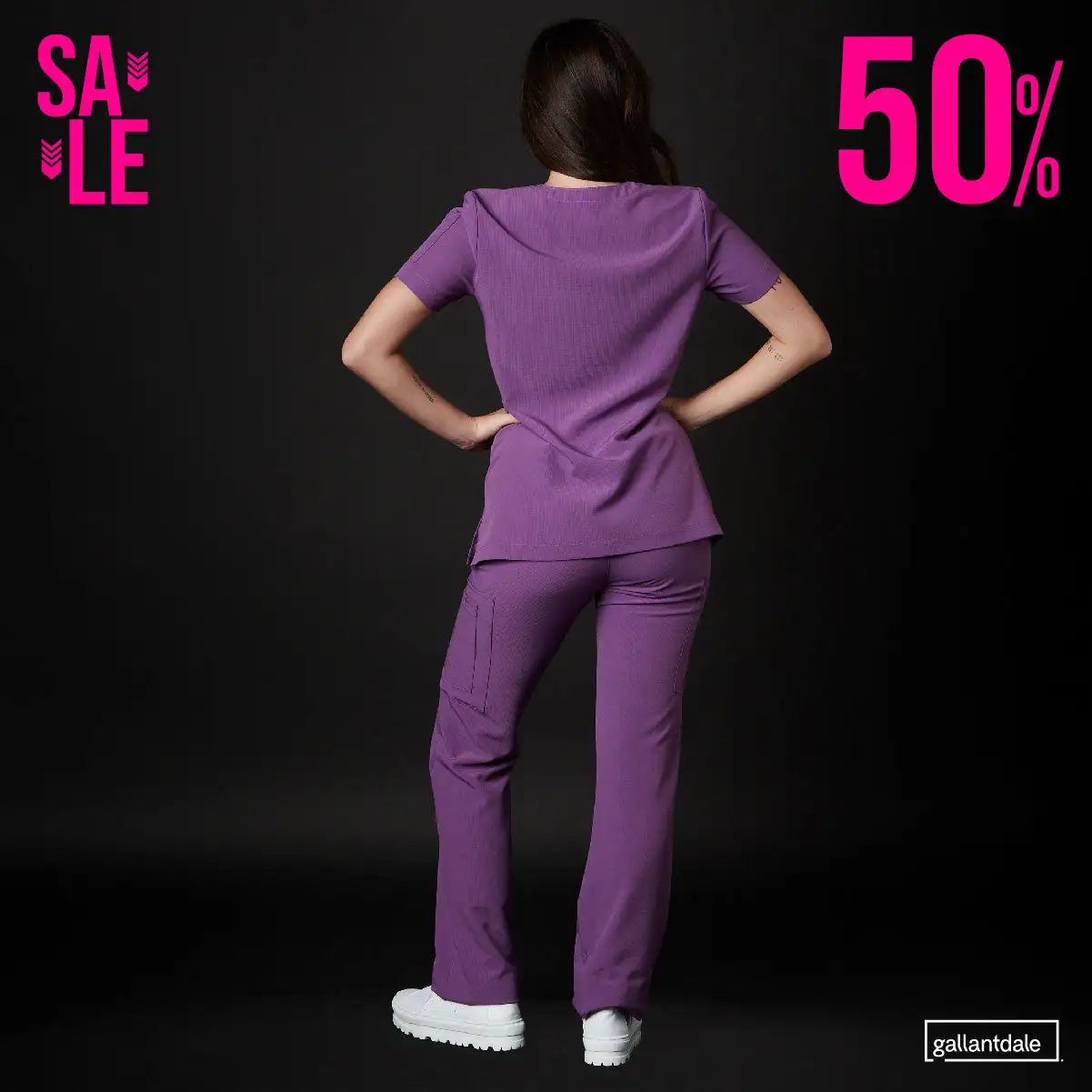 Pijama Sanitario Catherine Mujer Square Antibacterial - Clearance - Imagen 2