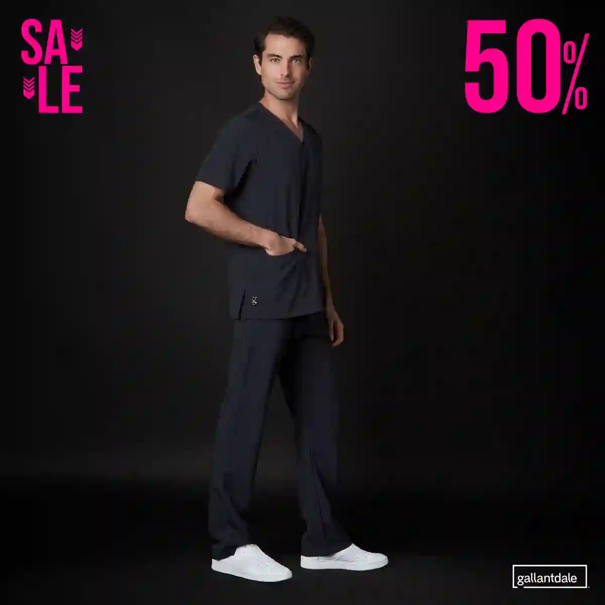 Pijama Sanitario Yale Caballero Square Antibacterial - Clearance