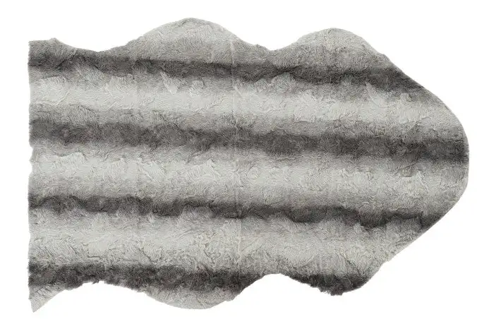 Alfombra acrílico del cabello, forma irregular.