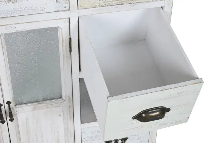 Aparador con 9 Cajones y 2 puertas en madera DM envejecido - Imagen 5