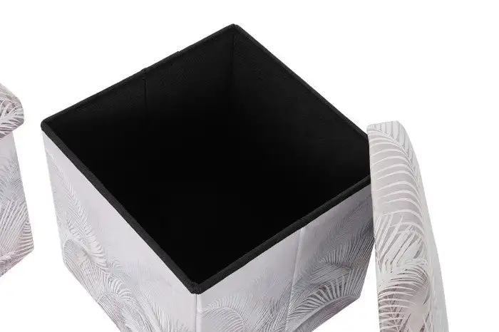 Caja Plegable con Tapa y diseño Tropical 34x34x34 - Imagen 3
