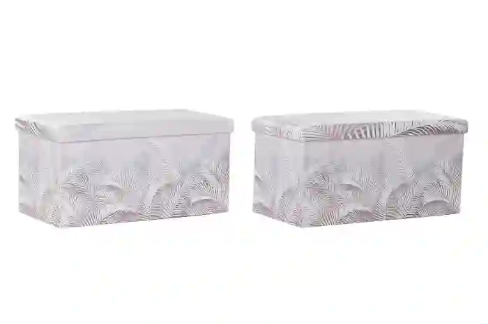 Caja Plegable con Tapa y diseño Tropical 71,5x35x36 Ud.
