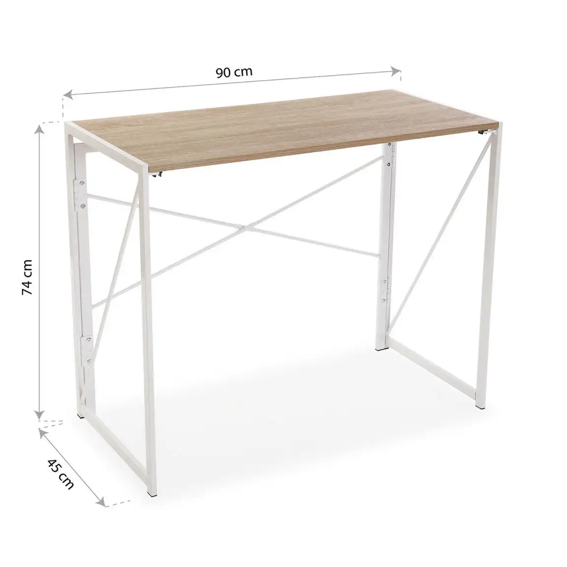 Escritorio Plegable Madera y Metal - Imagen 2
