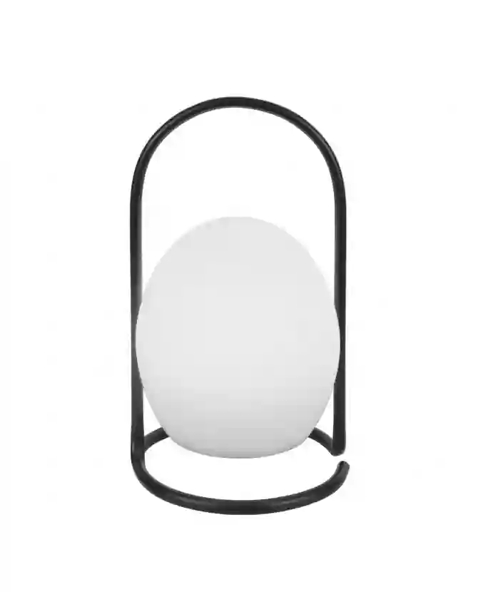 Black LED Black Capriles Lamp