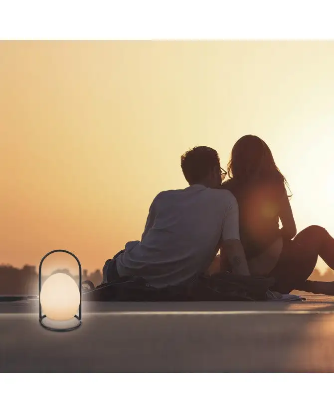 Black LED Black Capriles Lamp - Image 4