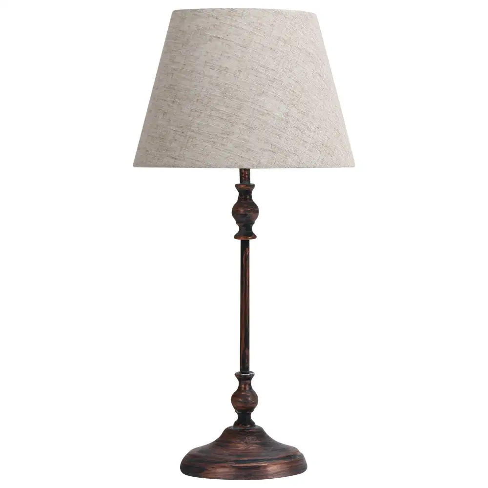 Time lamp Crows in rustic brown classic style color.