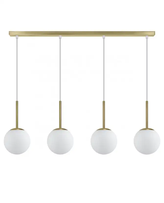Lámpara de Techo colgante 4 luces de la Colección Portile. Fabricada en metal - Imagen 2