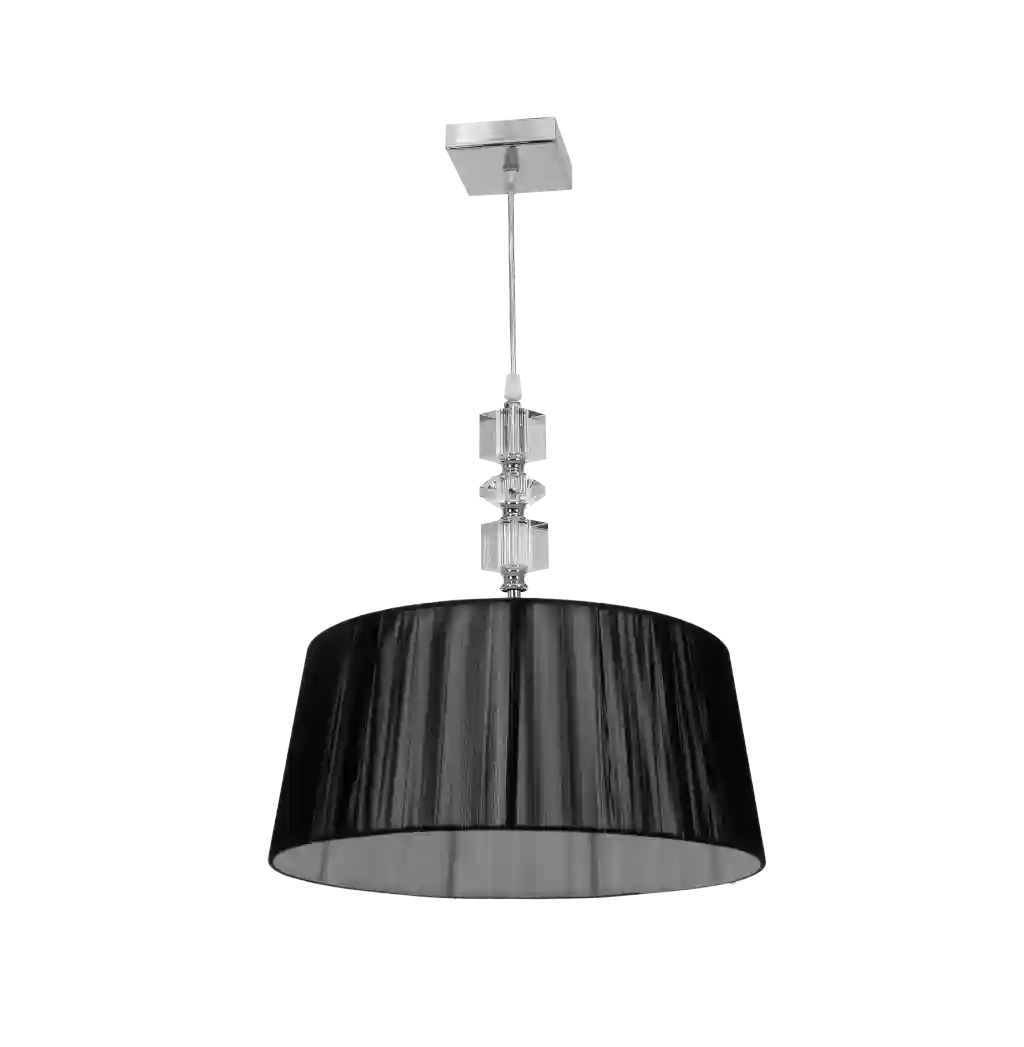 Chrome roof lamp and black thread screen