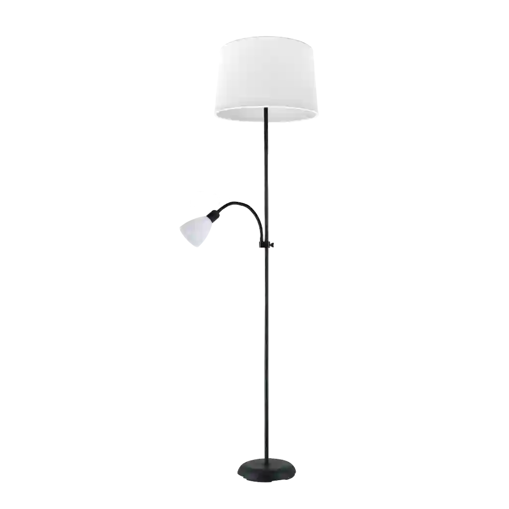 Salon foot lamp with reading arm, Rilon model