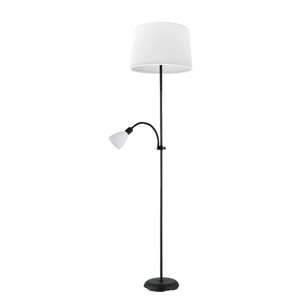 Salon foot lamp with reading arm, Rilon model