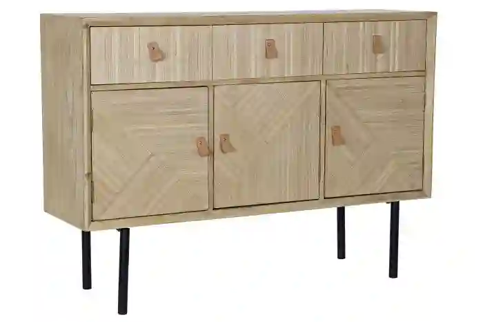 Mueble Buffet en color Abeto 3 cajones y 3 puertas