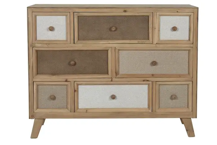 Mueble Cajonera con 8 cajones en Abeto Lino - Imagen 2