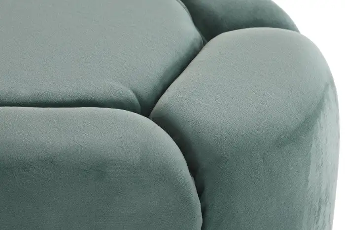 Mueble Descalzador tapizado en Poliester verde - Imagen 4