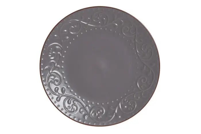 Plato de Mesa de Gres con relieve - Imagen 4