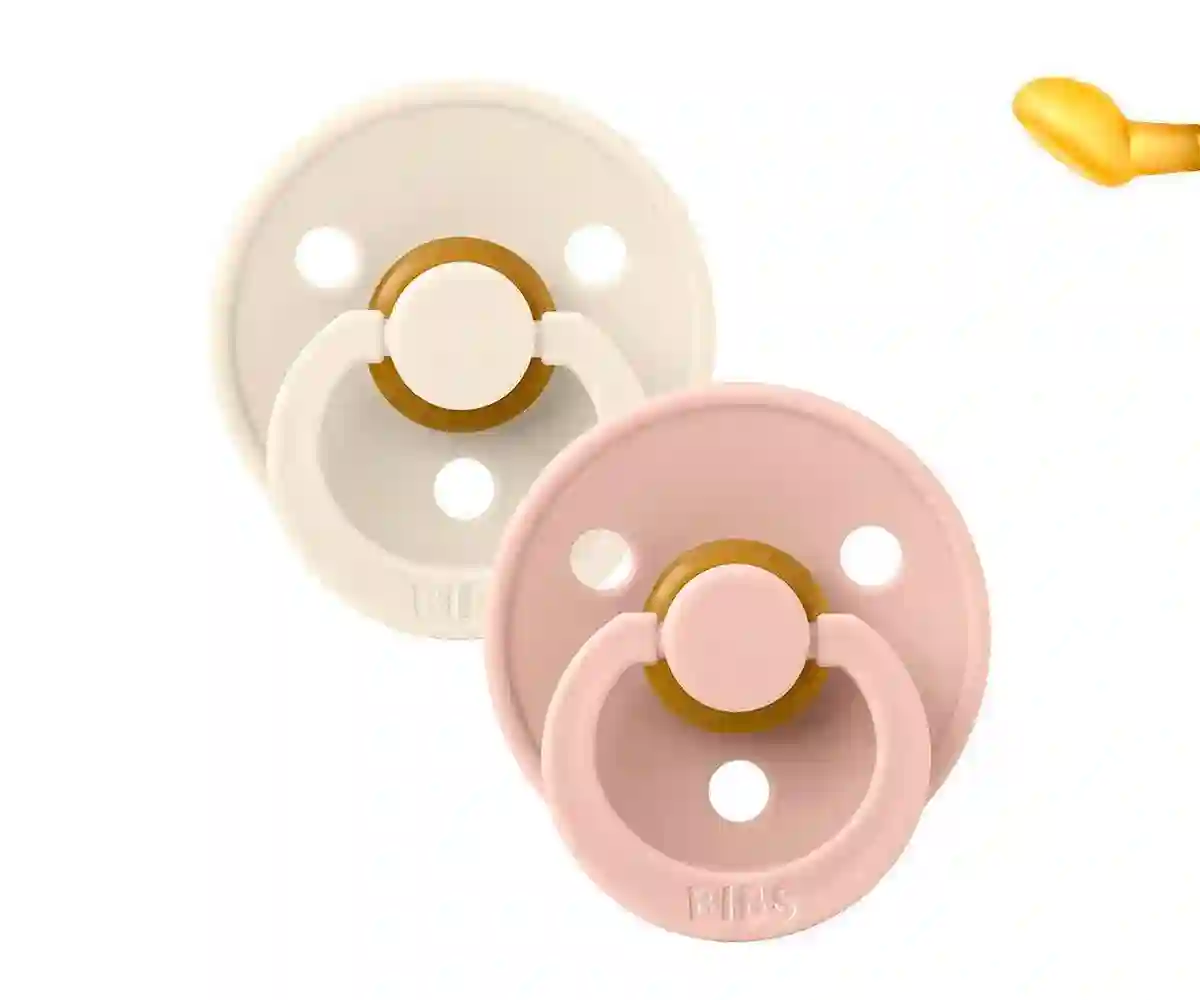 2 Chupetes BIBS colour cnatómica Ivory/Blush