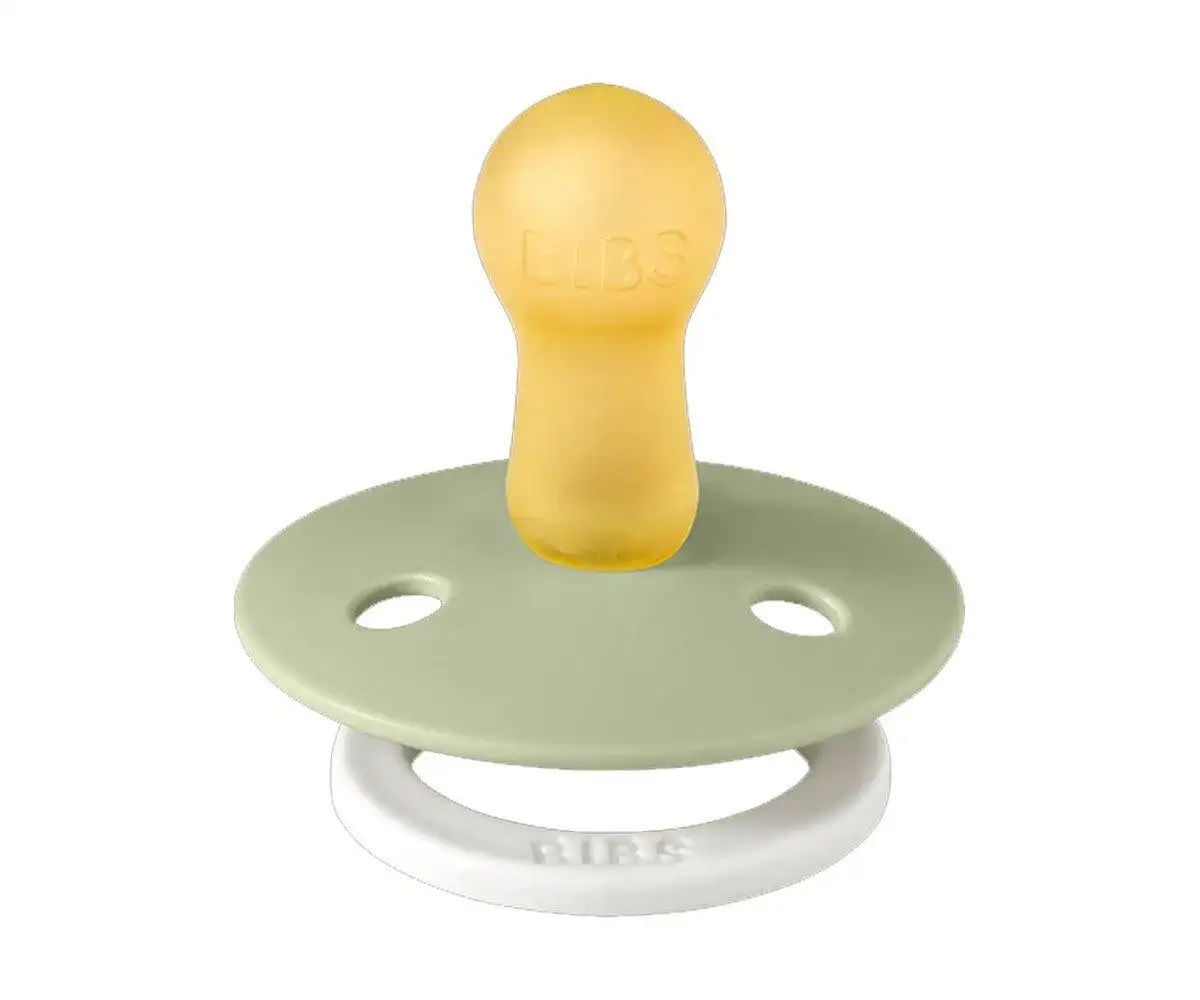 2 Chupetes Nocturnos BIBS Colour Round Sage/Cloud - Image 4