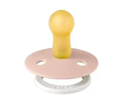 2 night pacifiers bibs colour round vanilla/blush - Image 2