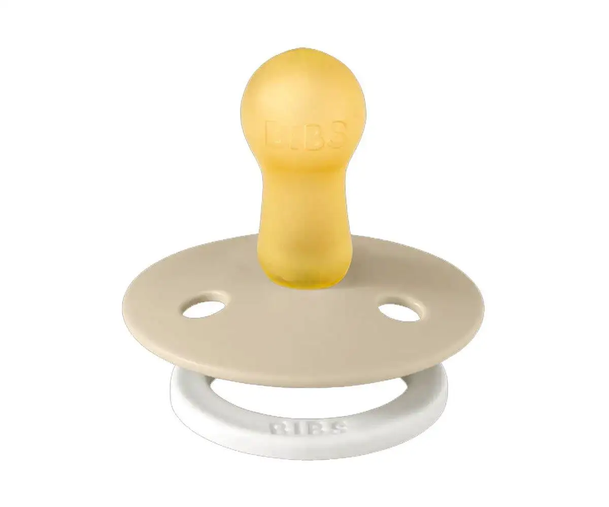 2 night pacifiers bibs colour round vanilla/blush - Image 3