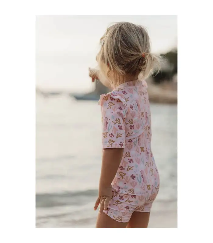 Bañador mono manga corta Ocean Dreams Rosa - Imagen 5