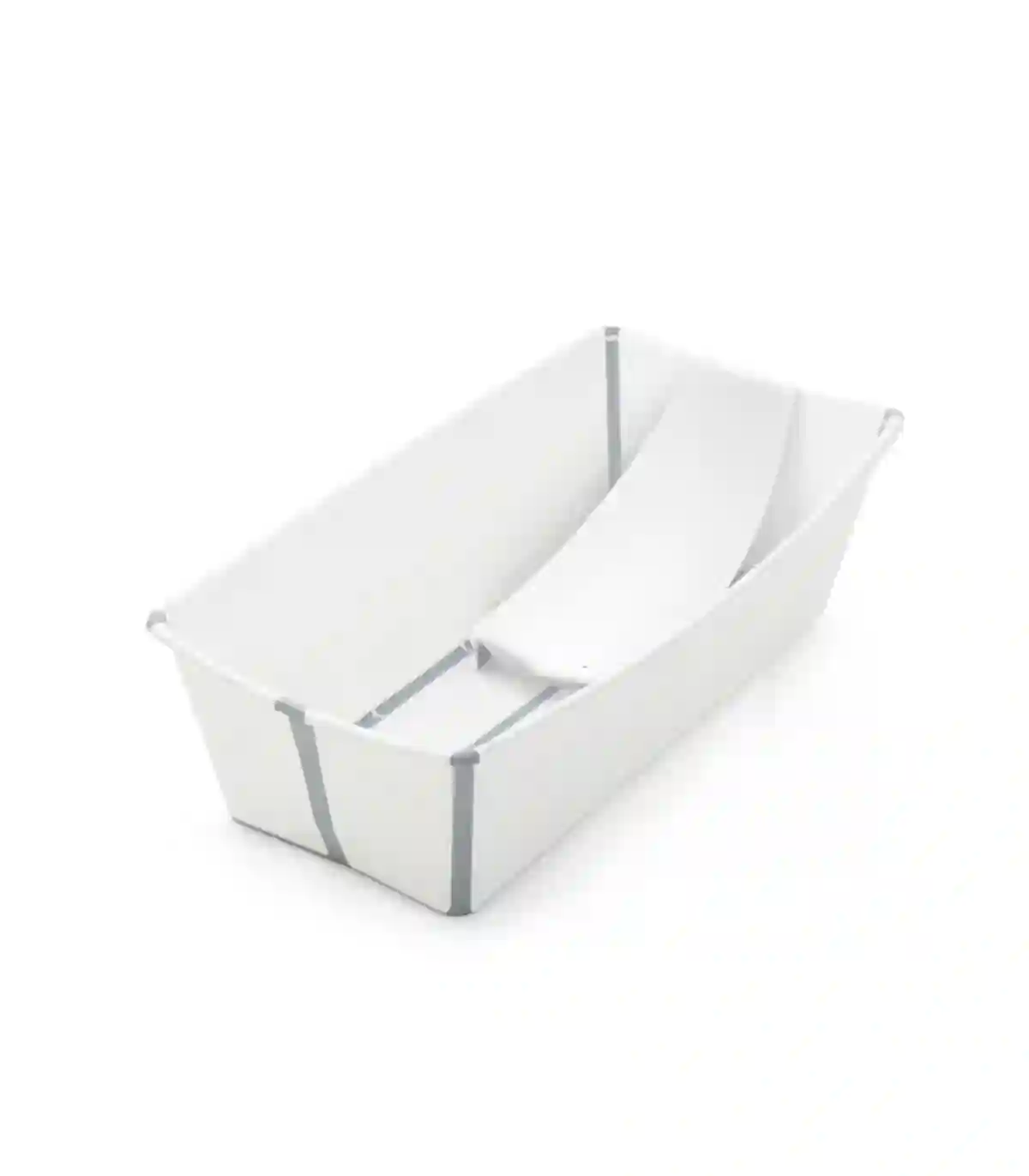 XL folding bathtub with Stokke Flexi Bath seat