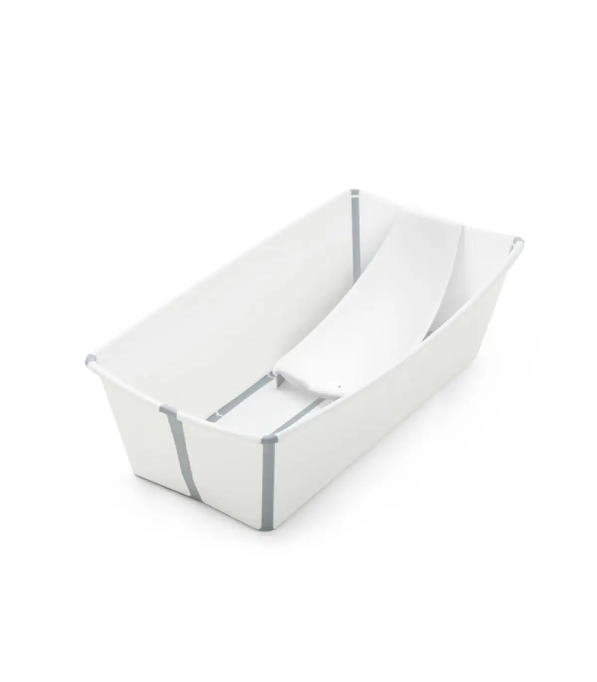 XL folding bathtub with Stokke Flexi Bath seat