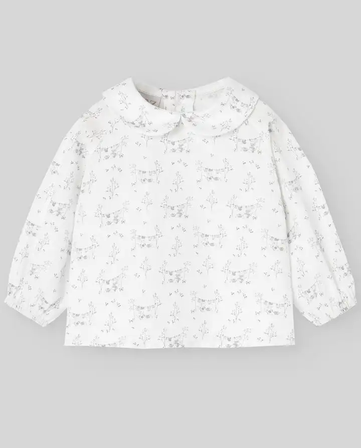 "Thumb" printed blouse "