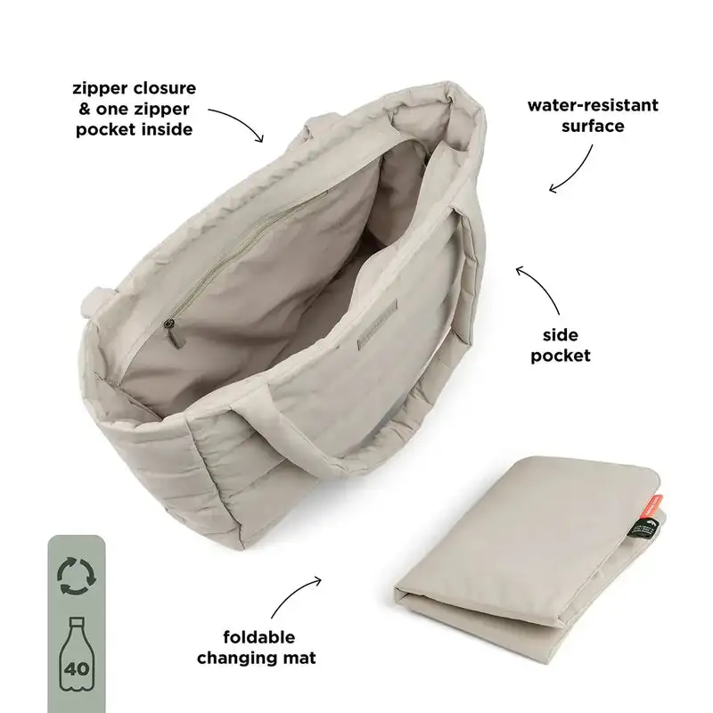 Padded Tote Bag with Changer - Image 13