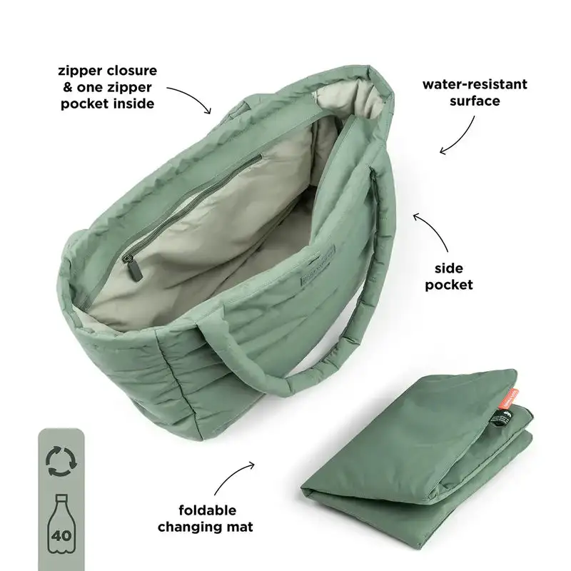 Padded Tote Bag with Changer - Image 20